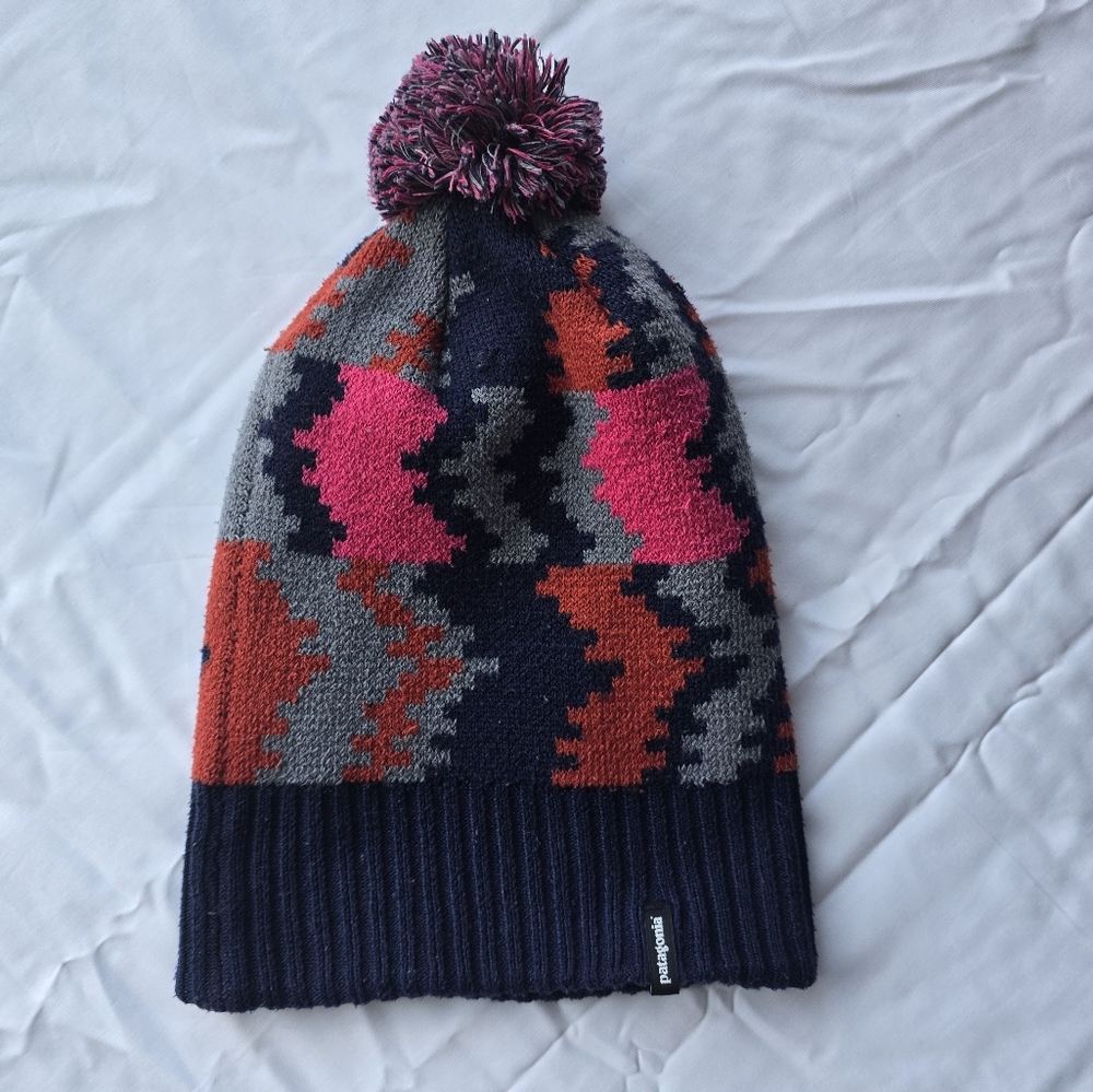 Patagonia Beanie with Pom Pom